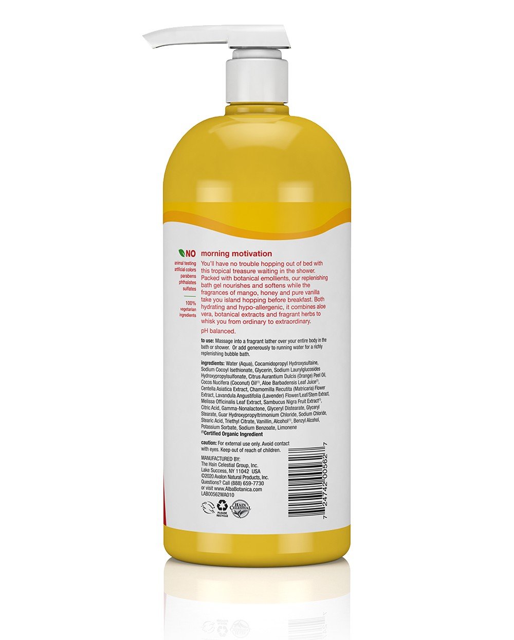 Alba Botanica Body Bath Honey Mango 32 oz Liquid