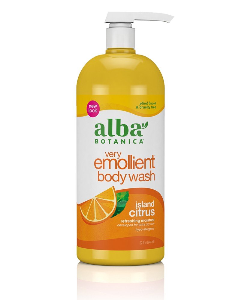 Alba Botanica Body Bath Island Citrus 32 oz Liquid