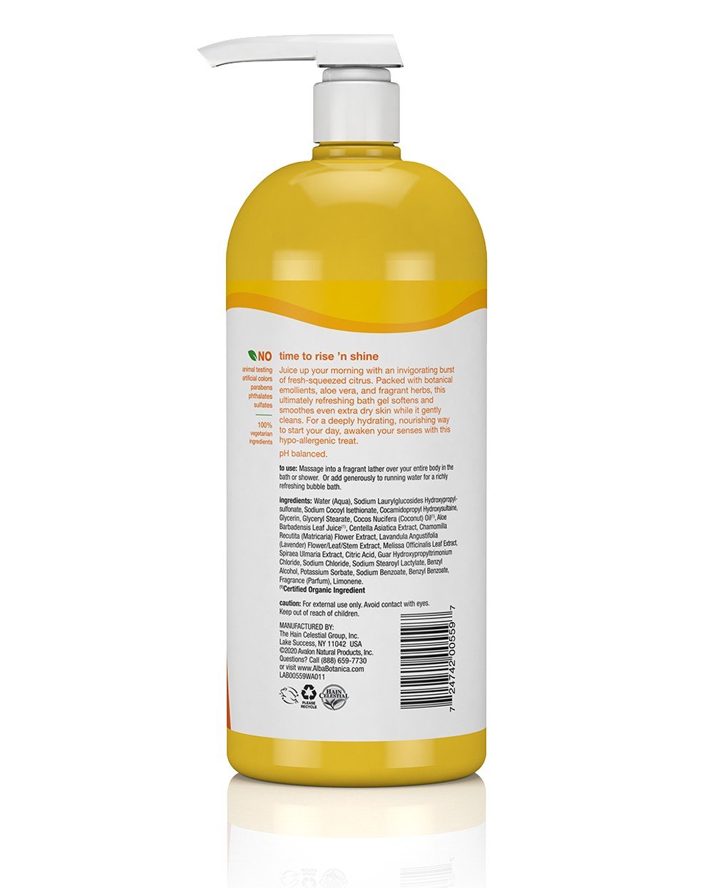 Alba Botanica Body Bath Island Citrus 32 oz Liquid