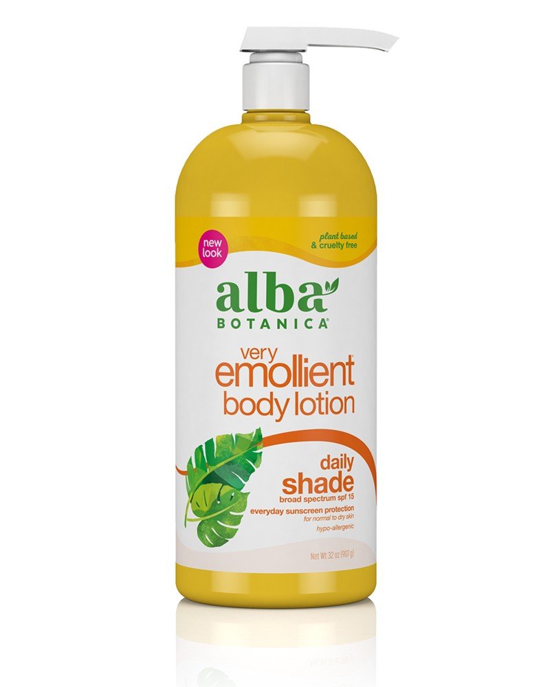 Alba Botanica Very Emollient Body Lotion Daily Shade-SPF 15 32 oz Lotion