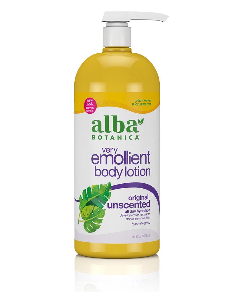 Alba Botanica Very Emollient Body Lotion Unscented 32 oz Lotion