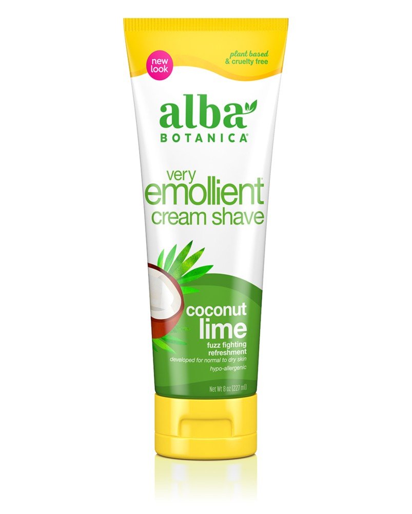 Alba Botanica Shave Cream-Coconut Lime 8 oz Cream