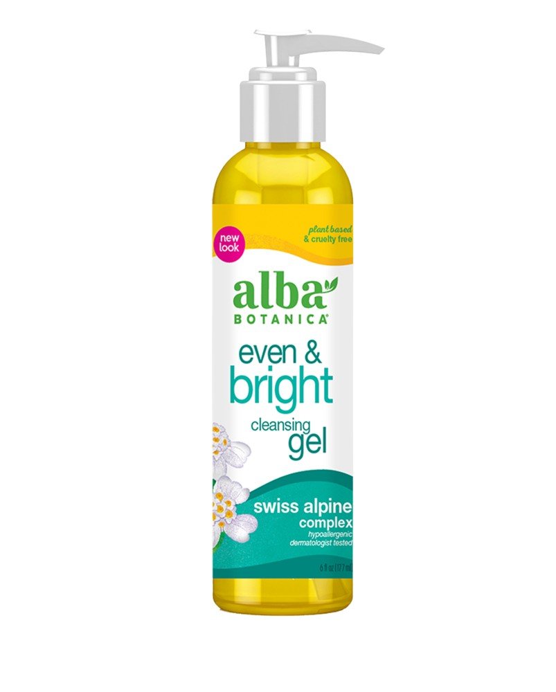 Alba Botanica Even &amp; Bright Cleansing Gel 6 oz Liquid