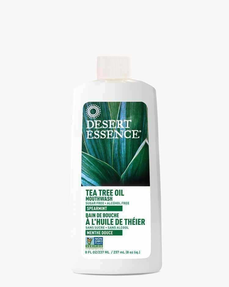 Desert Essence Tea Tree Oil Mouthwash Spearmint 8 oz Liquid