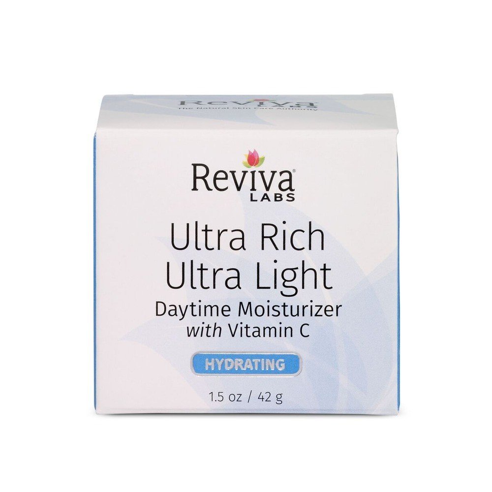 Reviva Ultra Rich Ultra Light Daytime  Moisturizer w/ Vitamin C 1.5 oz Cream