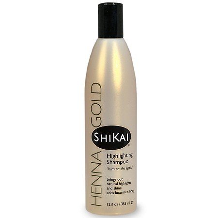 Shikai Henna Gold Highlighting Shampoo 12 oz Liquid