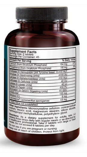 Futurebiotics Vegetarian Enzyme Complex 90 Tablet