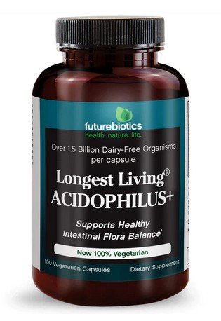 Futurebiotics Longest Living Acidophilus Plus 100 Capsule