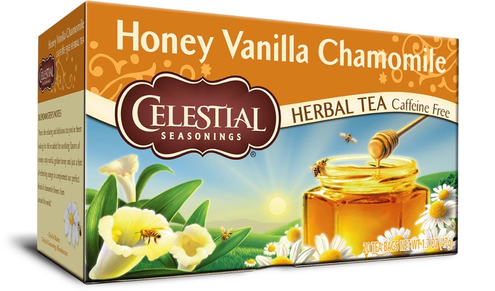 Celestial Seasonings Honey Vanilla Chamomile Tea 20 Bag