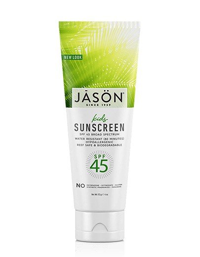 Jason Natural Cosmetics Kids Sunscreen Broad Spectrum SPF45 4 oz Lotion