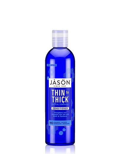 Jason Natural Cosmetics Thin to Thick Extra Volume Conditioner 8 oz Liquid