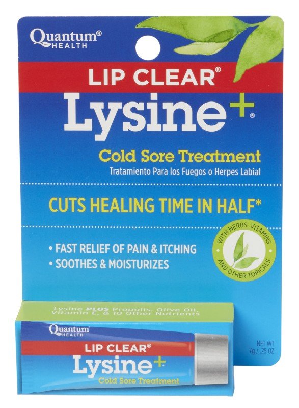 Quantum Health Lip Clear Lysine+ Ointment 7 gm (.25 oz) Tube