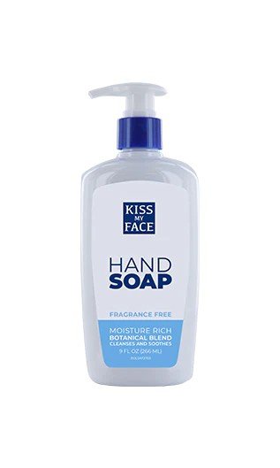 Kiss My Face Moisture Soap Liquid Fragrance Free 9 oz Liquid