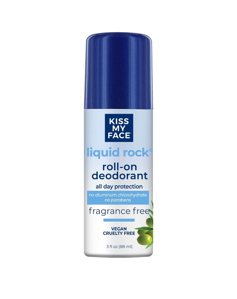 Kiss My Face Liquid Rock Fragrance Free Roll-On Deodorant 3 oz Roll-On