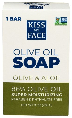 Kiss My Face Olive &amp; Aloe Soap Bar 8 oz Bar Soap