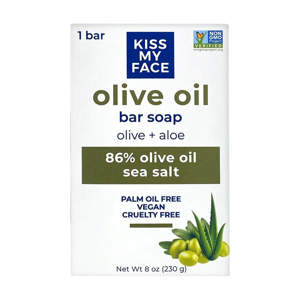 Kiss My Face Olive &amp; Aloe Soap Bar 8 oz Bar Soap