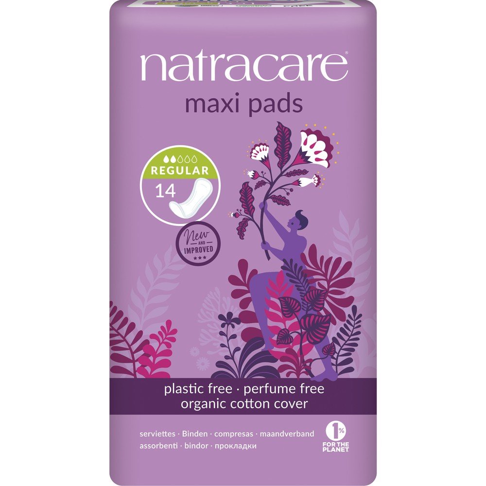 Natracare Natural Maxi Regular Pads 14 Pad