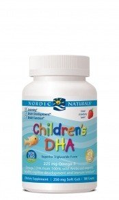 Nordic Naturals Childrens DHA - Strawberry 180 Softgel
