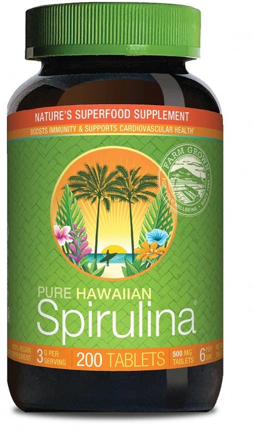 Nutrex Hawaii Inc. Hawaiian Spirulina-500mg 200 Tablet