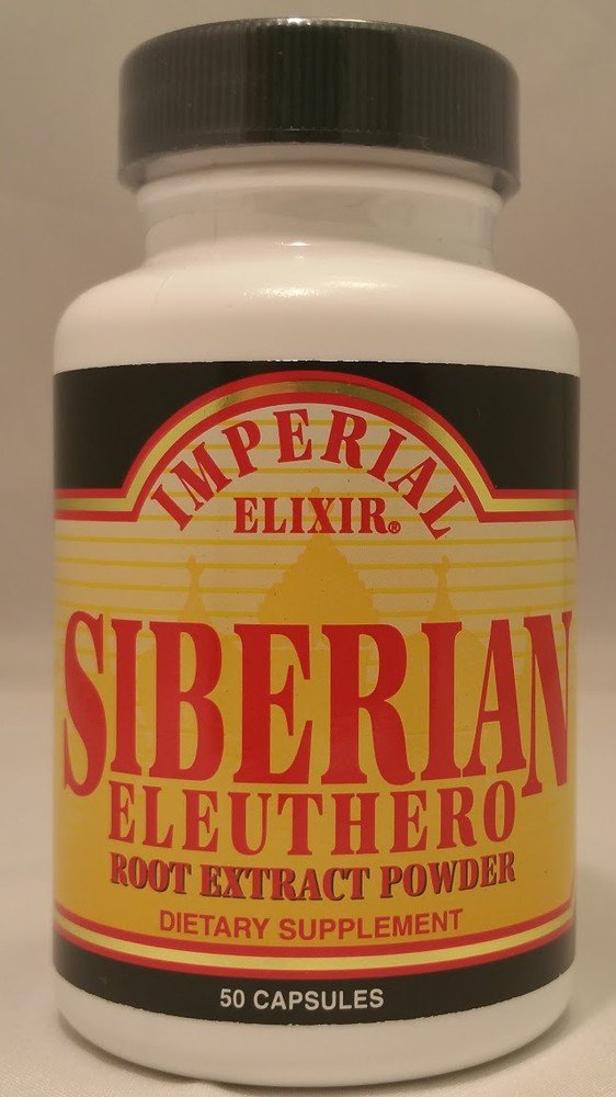 Imperial Elixir (Ginseng Company) Siberian Ginseng 2500mg 50 Capsule