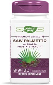 Nature&#39;s Way Saw Palmetto Standardized Extract 60 Softgel