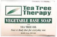 Tea Tree Therapy Soap-Vegetable Base With Tea Tree 3.5 oz Bar Soap