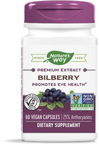 Nature&#39;s Way Bilberry Standardized Extract 60 Capsule