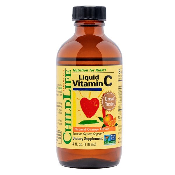 ChildLife Vitamin C-Liquid Natural Orange Flavor 4 oz Liquid
