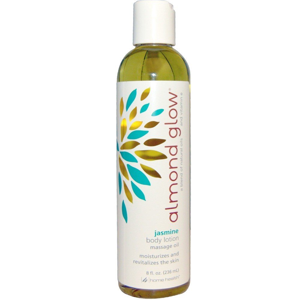 Home Health Almond Glow Body Lotion-Jasmine 8 oz Liquid