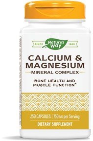 Nature&#39;s Way Calcium &amp; Magnesium 250 Capsule