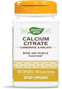 Nature&#39;s Way Calcium Citrate (Carbonate &amp; Malate) 100 Capsule