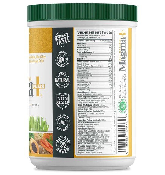 Green Foods Magma Plus 10.5 oz Powder