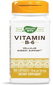Nature&#39;s Way Vitamin B-60mg 100 Capsule