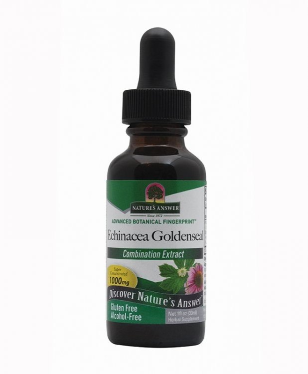 Nature's Answer Echinacea/Goldenseal Extract No Alcohol 1 oz Liquid