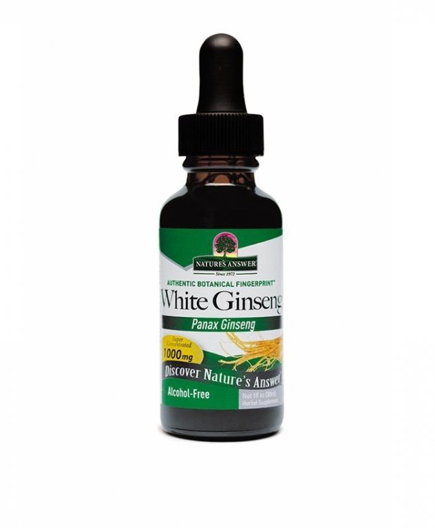 Nature's Answer Ginseng-Chinese White Extract No Alcohol 1 oz Liquid