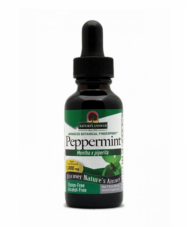 Nature&#39;s Answer Peppermint Extract No Alcohol 1 oz Liquid