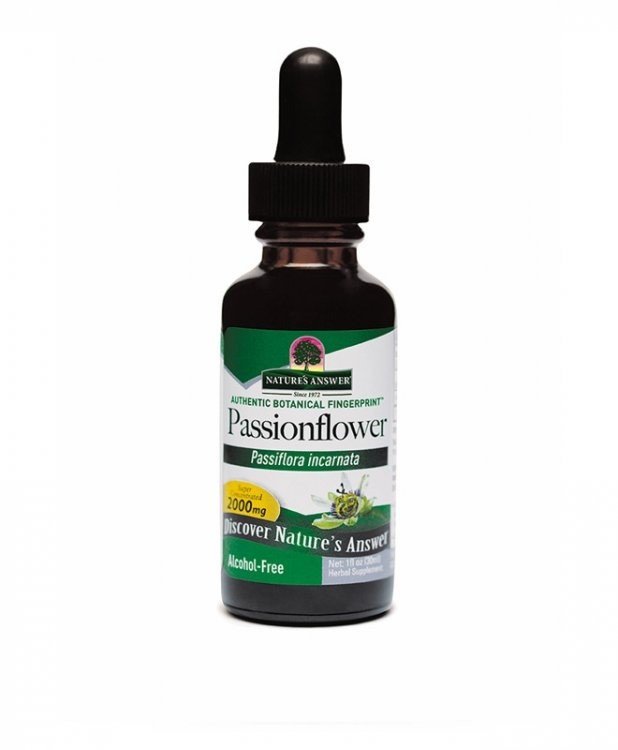 Nature&#39;s Answer Passionflower Extract No Alcohol 1 oz Liquid