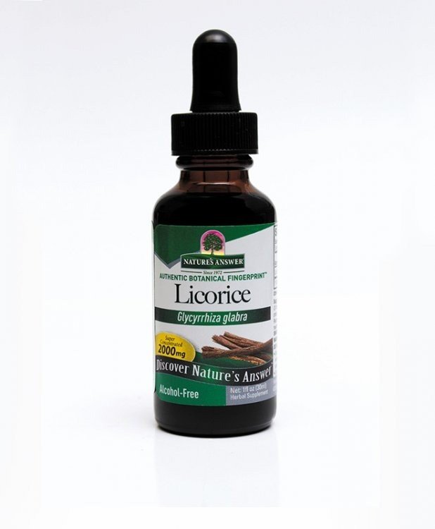 Nature&#39;s Answer Licorice Root Extract No Alcohol 1 oz Liquid