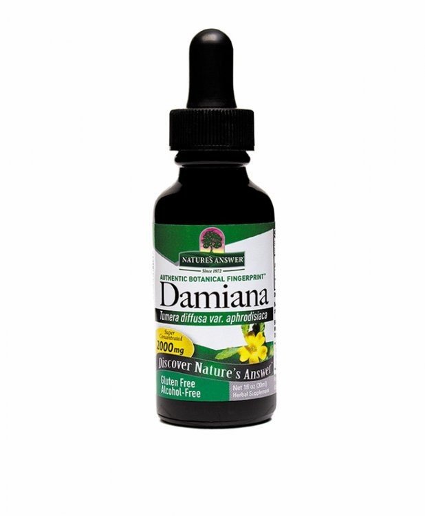 Nature's Answer Damiana Leaf Extract No Alcohol 1 oz Liquid