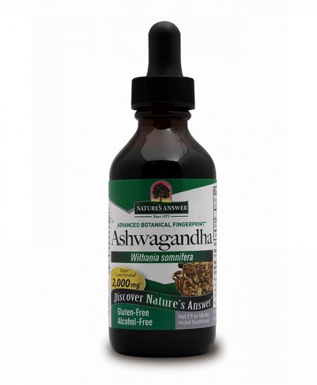 Nature's Answer Ashwaganda Extract No Alcohol 2 oz Liquid