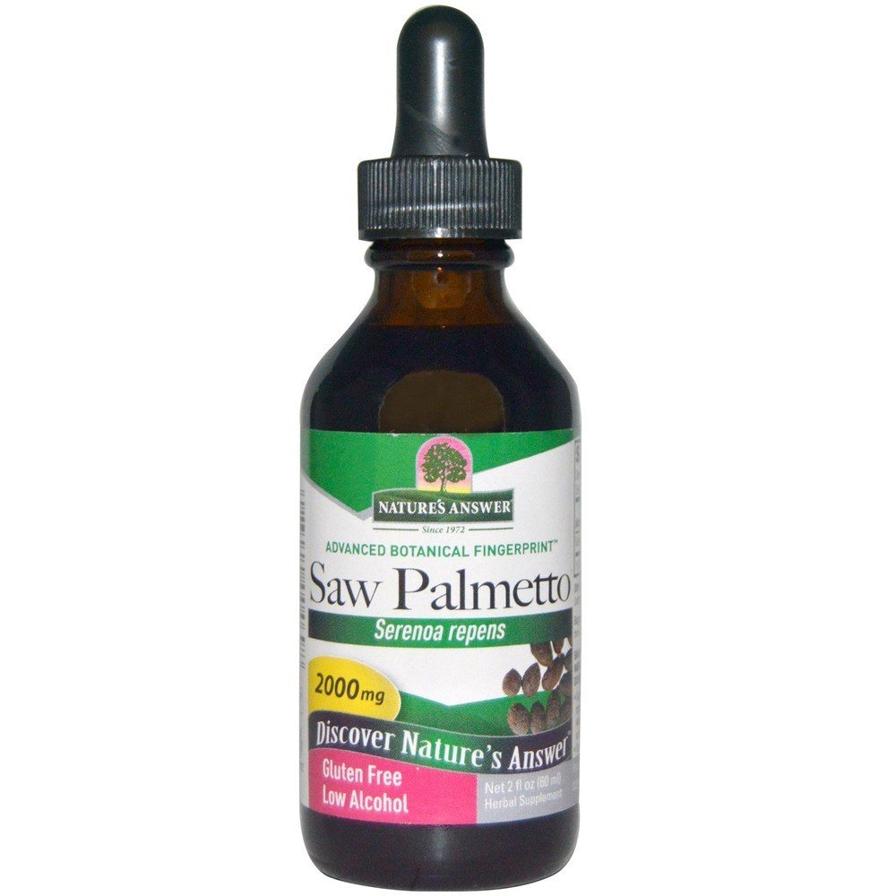 Nature&#39;s Answer Saw Palmetto Berry Extract 2 oz Liquid