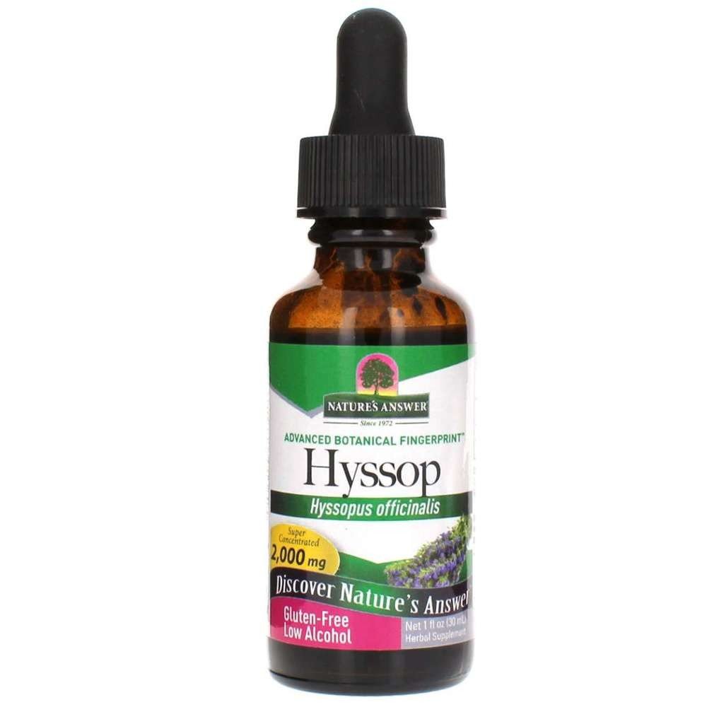 Nature&#39;s Answer Hyssop Extract 1 oz Liquid