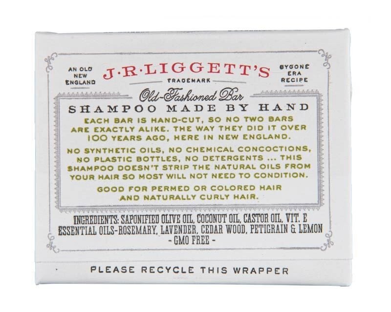 J.R. Liggett Shampoo-Herbal Old-Fashioned Bar 3.5 oz Bar Soap