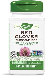 Nature&#39;s Way Red Clover Blossom 100 VegCap