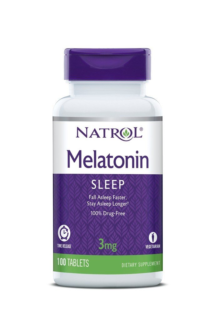 Natrol Melatonin 3mg - Timed Release, Vegetarian 100 Tablet
