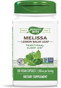 Nature&#39;s Way Melissa-Lemon Balm Leaf 100 Capsule