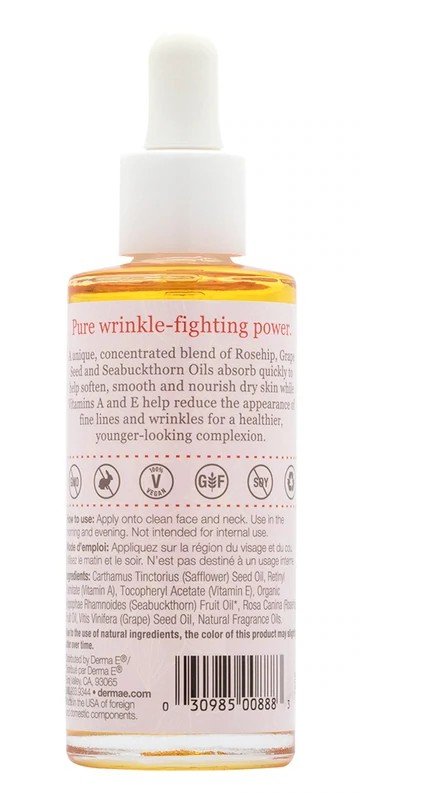 Derma-E Anti-Wrinkle Treatment Oil 2 oz Oil