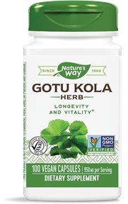 Nature&#39;s Way Gotu Kola Herb 100 Capsule