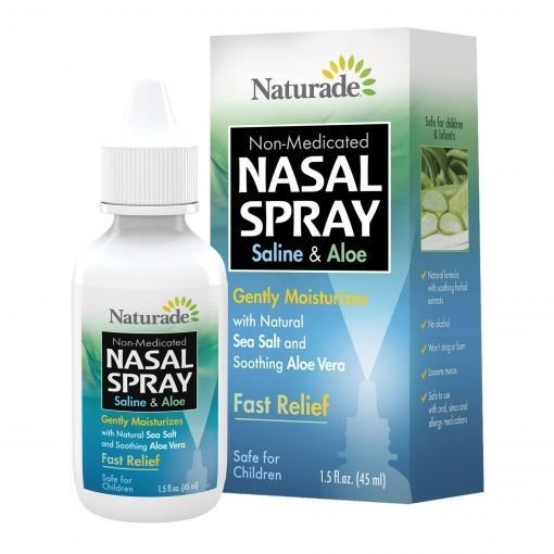 Naturade Products Saline & Aloe Nasal Spray 1.5 oz Spray