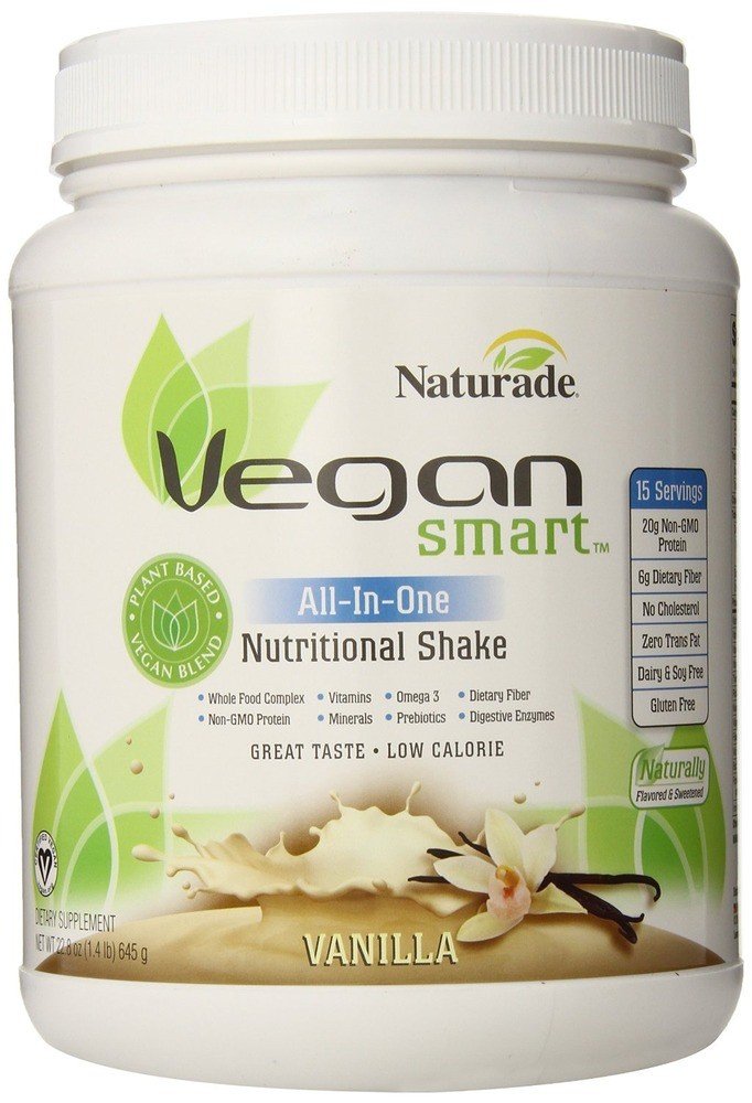 Naturade Products VeganSmart All-In-One Nutritional Vanilla 22.75 oz Powder